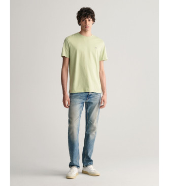 Gant T-shirt Regular Fit Shield green