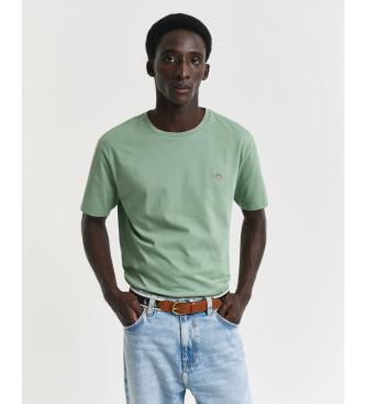 Gant Majica Regular Fit Shield green