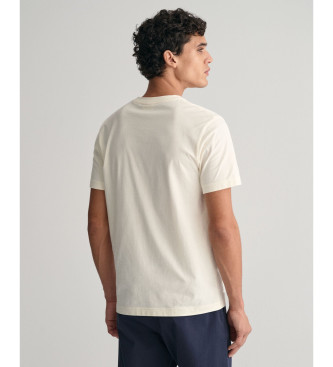 Gant T-shirt grafica con scritta beige