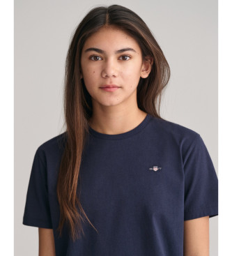 Gant T-shirt per adolescenti con scudo blu scuro