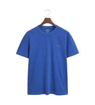 Gant T-shirt Sunfaded niebieski