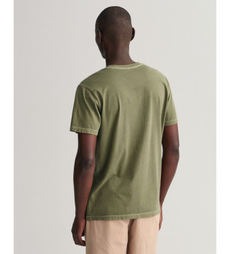 Gant T-shirt verde sbiadita dal sole