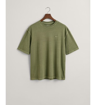 Gant T-shirt Wyblakła zieleń