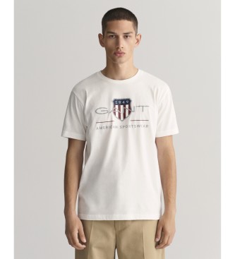 Gant Camiseta Archive Shield blanco
