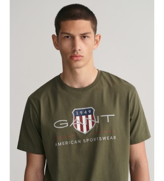 Gant Archive Shield T-shirt vert