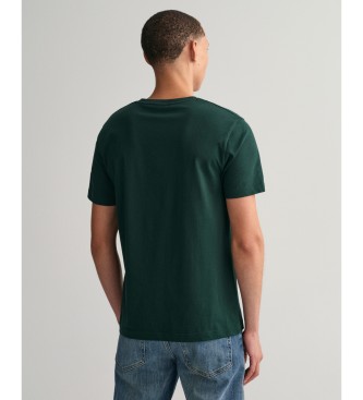 Gant Camiseta Archive Shield verde