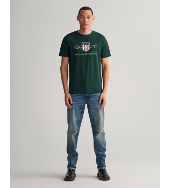 Gant T-shirt Archive Shield verde