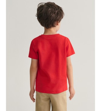 Gant Archiv Schild T-shirt rot