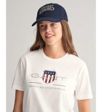 Gant Archief Shield T-shirt wit