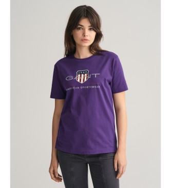 Gant Archive Shield Teens T-shirt lilas