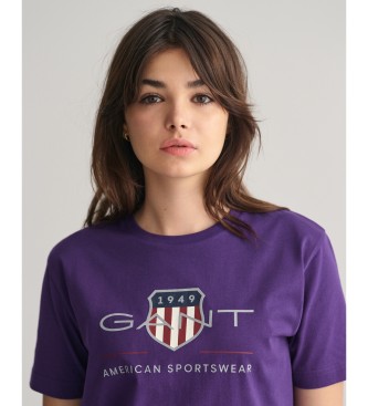 Gant Archive Shield Teens T-shirt lilas