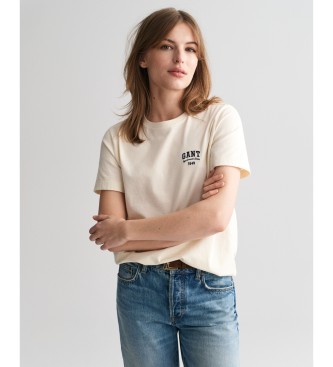 Gant T-shirt com desenho de pequenas dimenses branca