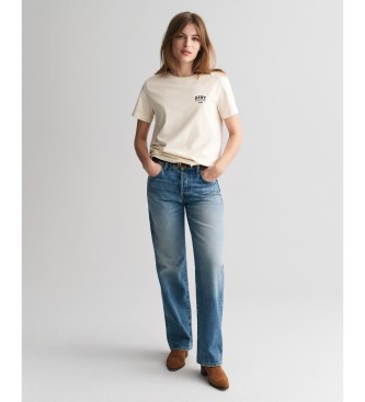 Gant T-shirt  petites dimensions blanc