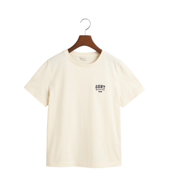 Gant T-shirt con piccolo disegno bianco