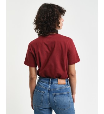 Gant T-shirt with small maroon design