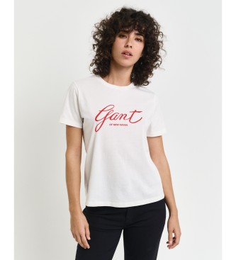 Gant T-Shirt mit weier Aufschrift