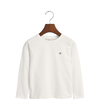 Gant Kinder T-shirt lange mouwen wit