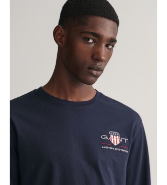 Gant Medium Archive Shield long sleeve T-shirt navy