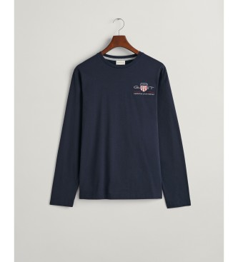 Gant Medium Archiv Shield Langarm-T-Shirt navy