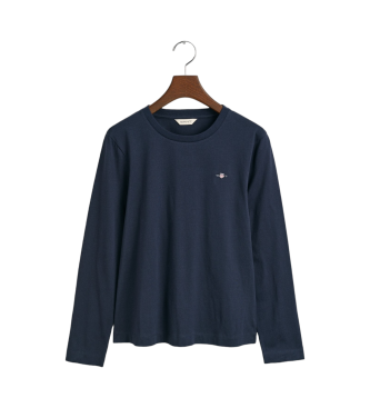 Gant Shield Lngrmad T-shirt marinbl