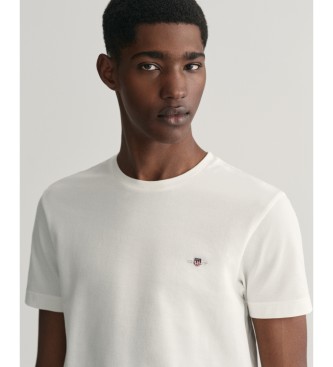 Gant Wit piqu T-shirt