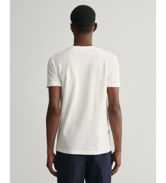 Gant Wit piqu T-shirt