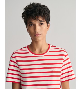 Gant Rot gestreiftes T-Shirt