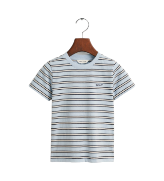 Gant Camiseta De Rayas azul