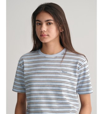 Gant T-shirt bleu  rayures pour adolescents