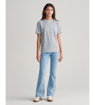 Gant T-shirt bleu  rayures pour adolescents