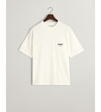Gant T-shirt design GANT 1949 white