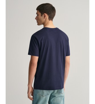 Gant Graphic navy printed T-shirt