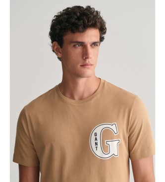 Gant T-shirt G Graphic brun
