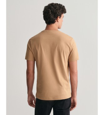 Gant T-shirt G Grafisch bruin