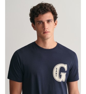 Gant Majica G Graphic navy