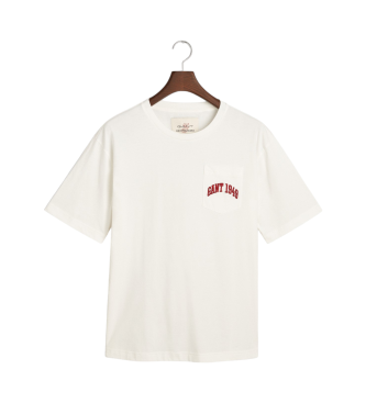 Gant T-shirt 1949 Arch Graphic white