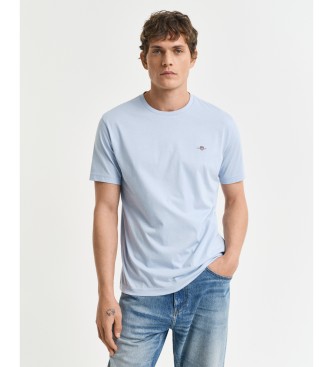 Gant T-shirt blu a vestibilità regolare con scudo