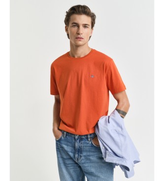 Gant T-shirt Regular Fit Shield orange