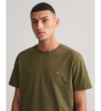 Gant Schild T-shirt groen