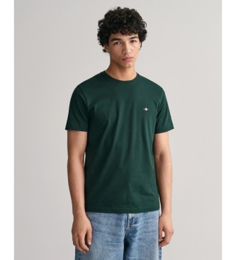 Gant Schild T-shirt groen