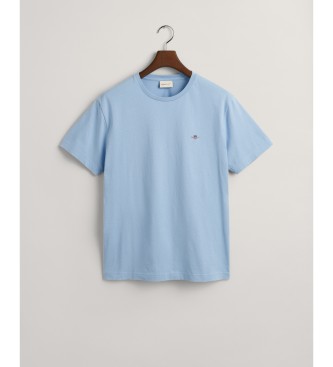 Gant Niebieska koszulka z tarczą