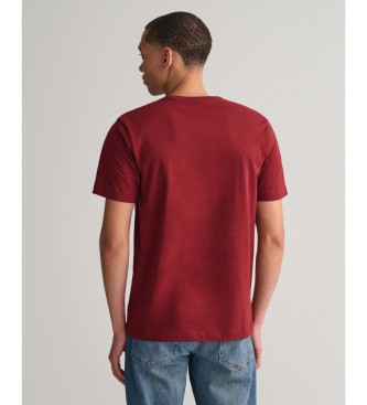 Gant Schild T-shirt rood