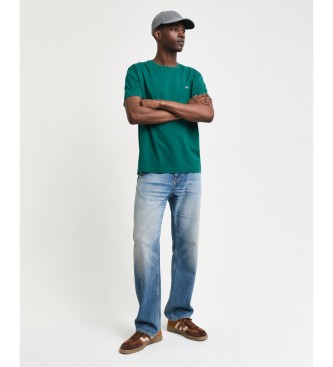 Gant Schild T-shirt groen