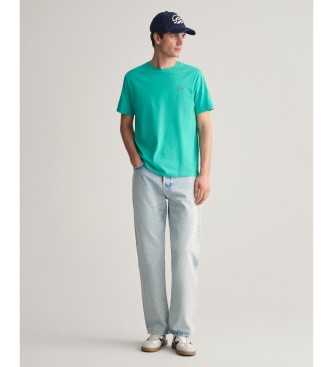 Gant T-shirt bouclier turquoise