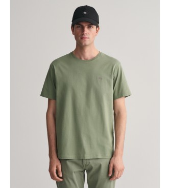 Gant T-shirt escudo verde