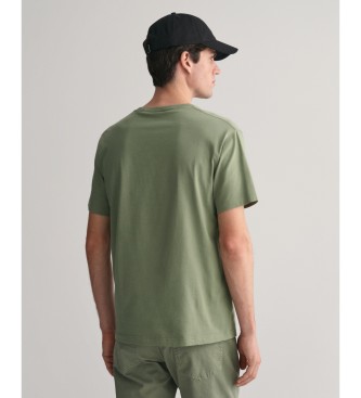 Gant T-shirt escudo verde