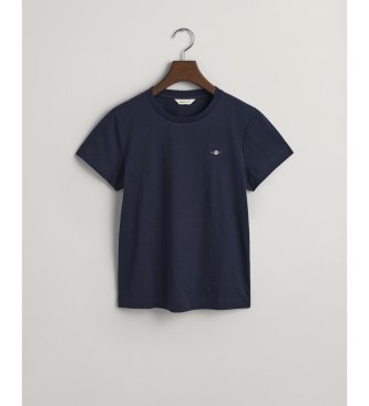 Gant T-shirt Shield azul-marinho