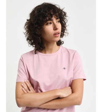 Gant Schild-T-Shirt rosa