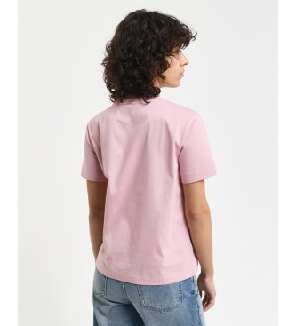 Gant Shield T-shirt rosa