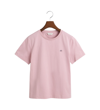 Gant Schild-T-Shirt rosa